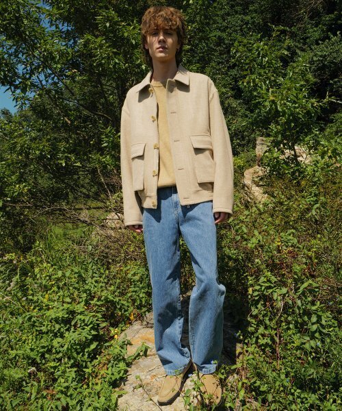 LEARVE（ルアブ）の「レギュラーデニムパンツ 中青（デニムパンツ・メンズ・その他・SMALL/LARGE/MEDIUM）」の2枚目の写真