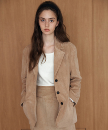 SUEDE OVER JACKET_BEIGE