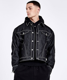 51%（フィフティーワンパーセント）の「Tunnel Lining denim Jacket - Black（デニムジャケット）」