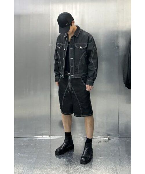 51%(フィフティーワンパーセント)の「Tunnel Lining denim Jacket - Black(デニムジャケット・メンズ・その他・MEDIUM/LARGE/X-LARGE)」の4枚目の写真