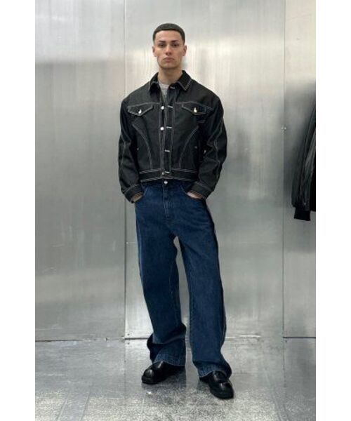 51%(フィフティーワンパーセント)の「Tunnel Lining denim Jacket - Black(デニムジャケット・メンズ・その他・MEDIUM/LARGE/X-LARGE)」の5枚目の写真