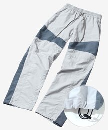 SECONDMONO（セカンドモノローグ）の「ナイロンバイカーパネルバンディングパンツ[LGRAY]_SEPT041LGRAY（スウェットパンツ）」