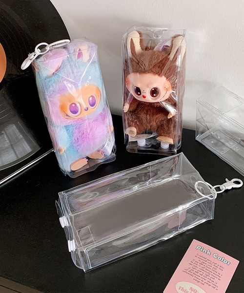 セール】ぬいぐるみクリアケース/ポーチ/推し活/ぬい活（ポーチ