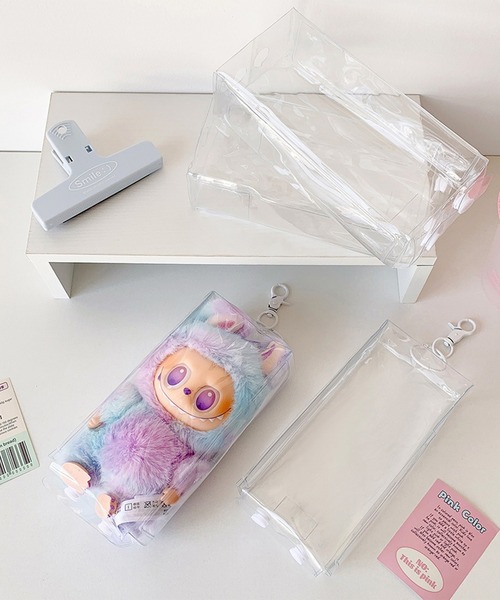 セール】ぬいぐるみクリアケース/ポーチ/推し活/ぬい活（ポーチ