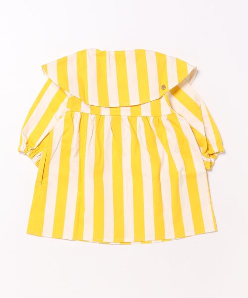 MAKE YOUR DAY（メイクユアデイ）の「ビッグカラーストライプワンピース■80～140cm（ワンピース・キッズ・イエロー/ブラック・90/100/120/130/140/80/110）」の17枚目の写真