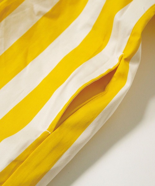 MAKE YOUR DAY（メイクユアデイ）の「ビッグカラーストライプワンピース■80～140cm（ワンピース・キッズ・イエロー/ブラック・90/100/120/130/140/80/110）」の15枚目の写真