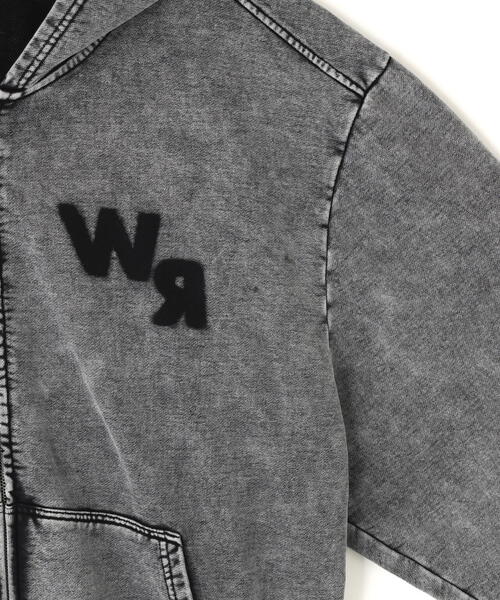 DANKE SCHON（ダンケシェーン）の「DankeSchon/ダンケシェーン/CHEMICAL SWEAT ZIP HOODIE（パーカー・レディース・ブラック・M/L）」の11枚目の写真