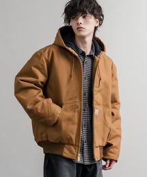 Carhartt カーハート DUCK QUILTED FLANNEL-LINED ACTIVE JACKET オーバーサイズアクティブフードジャケット