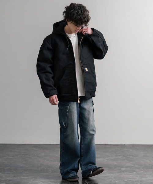 Carhartt カーハート DUCK QUILTED FLANNEL-LINED ACTIVE JACKET