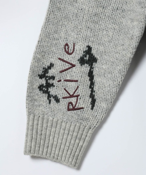 JEANASIS（ジーナシス）の「5G Doodleロゴプルオーバー/639846（ニット/セーター・レディース・グレー系その他/ブラウン系その他/ブラック系その他・FREE）」の11枚目の写真