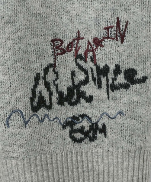 JEANASIS（ジーナシス）の「5G Doodleロゴプルオーバー/639846（ニット/セーター・レディース・グレー系その他/ブラウン系その他/ブラック系その他・FREE）」の14枚目の写真