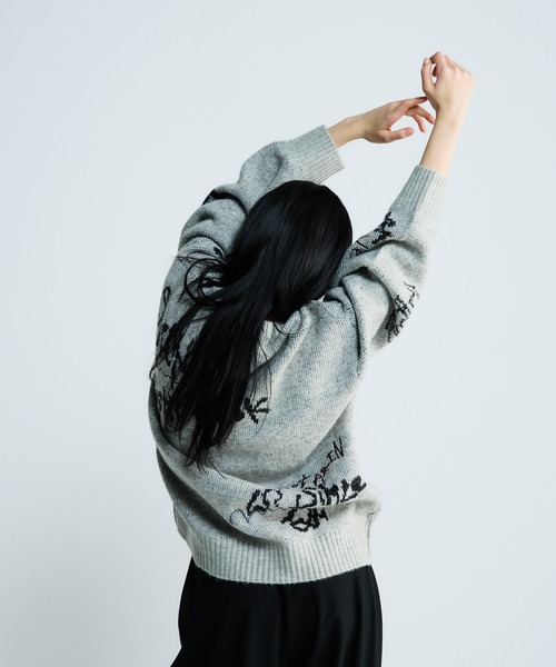 5G Doodleロゴプルオーバー/639846（ニット/セーター）｜JEANASIS