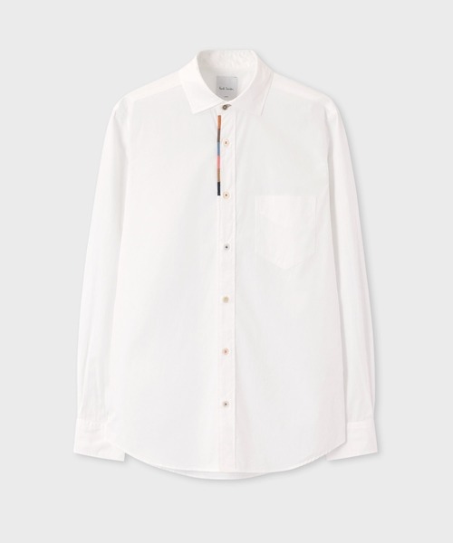 Paul Smith（ポールスミス）の「アーティストストライプ エンブロイダリー シャツ / 163311 037S（シャツ/ブラウス・メンズ・ネイビー/ホワイト・XX-LARGE/X-LARGE/LARGE/MEDIUM/SMALL）」の2枚目の写真