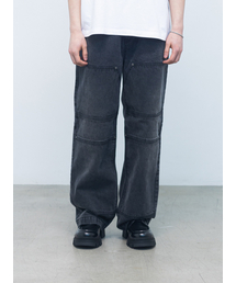 ACEI（アセイ）の「Deep gray carpenter denim pants（デニムパンツ）」