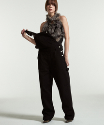 FEIHEI（フェイヘイ）の「HEI OVERALLS BLACK（サロペット/オーバーオール・レディース）」