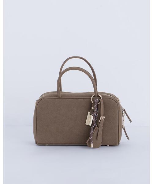 NATURAL BEAUTY BASIC(ナチュラルビューティーベーシック)の「◇グラムボストンバッグ(ボストンバッグ・レディース・オレンジ/ベージュ/ブラック・フリ-)」の1枚目の写真