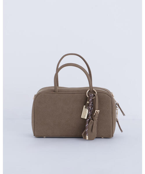 NATURAL BEAUTY BASIC（ナチュラルビューティーベーシック）の「◇グラムボストンバッグ（ボストンバッグ・レディース・オレンジ/ベージュ/ブラック・ﾌﾘ-）」の6枚目の写真