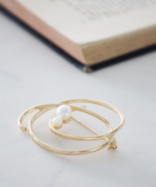 LEPSIM（レプシィム）の「【入卒式／セレモニー】アソートセレモニーブローチ　612496（ブローチ/コサージュ・レディース・シルバー系その他/ゴールド系その他/ゴールド・ONE SIZE）」の2枚目の写真