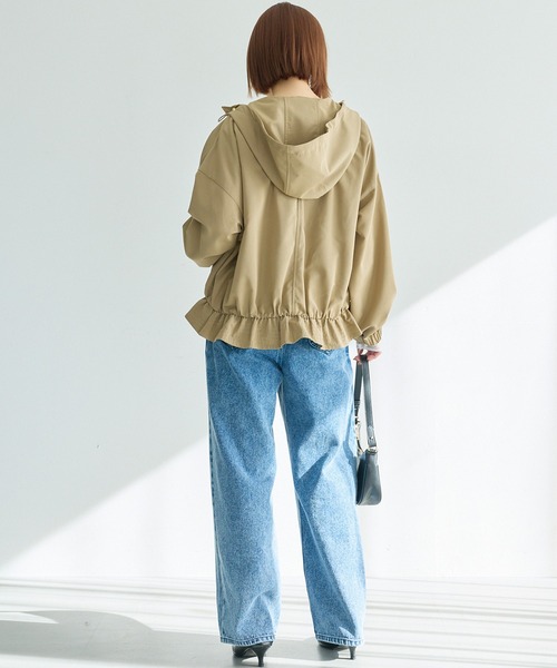 LAVEANGE（ラビアンジェ）の「ワイドストレートデニム（デニムパンツ・レディース・ネイビー/ブルー/ブラック・4L/3L/LL/M/5L）」の12枚目の写真