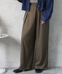 ラップワイドパンツ