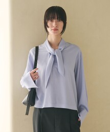 BEAUTY&YOUTH UNITED ARROWS | セルロース タイブラウス ウォッシャブル(シャツ/ブラウス)