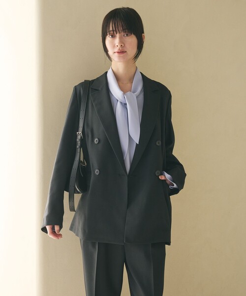 BEAUTY&YOUTH UNITED ARROWS(ビューティーアンドユースユナイテッドアローズ)の「セルロース タイブラウス ウォッシャブル(シャツ/ブラウス・レディース・オフホワイト/ライトブルー・FREE)」の18枚目の写真