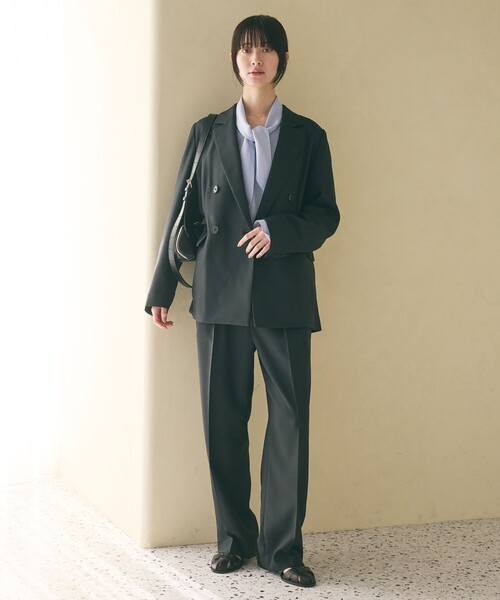 BEAUTY&YOUTH UNITED ARROWS(ビューティーアンドユースユナイテッドアローズ)の「セルロース タイブラウス ウォッシャブル(シャツ/ブラウス・レディース・オフホワイト/ライトブルー・FREE)」の17枚目の写真