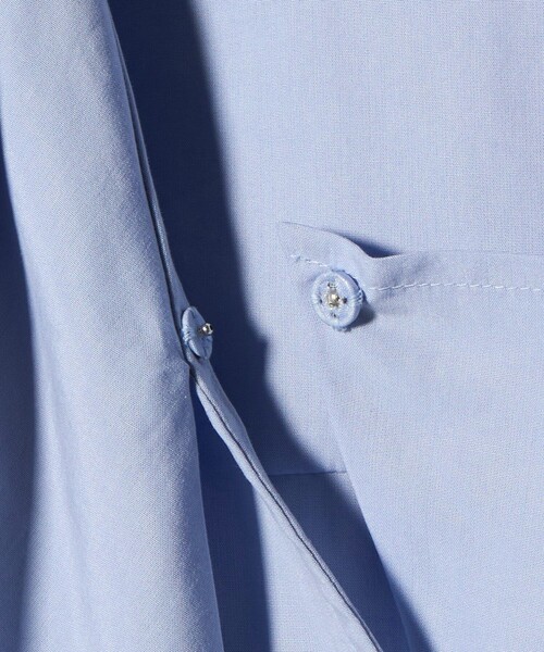 BEAUTY&YOUTH UNITED ARROWS(ビューティーアンドユースユナイテッドアローズ)の「セルロース タイブラウス ウォッシャブル(シャツ/ブラウス・レディース・オフホワイト/ライトブルー・FREE)」の11枚目の写真