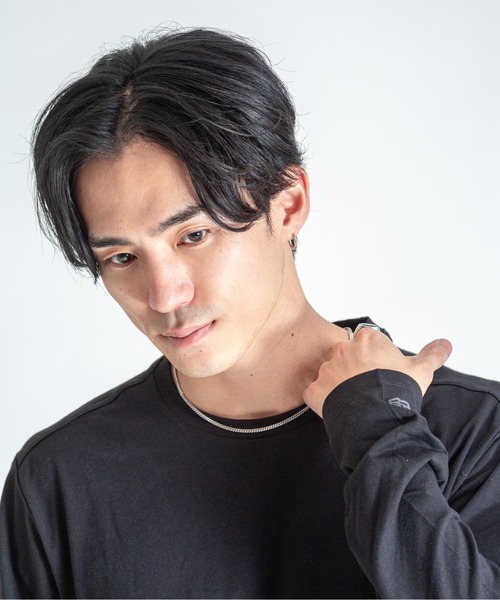 TOM WOOD(トムウッド)の「【TOMWOOD(トムウッド)】Curb Chain M シルバーネックレス 18 inch ユニセックス(ネックレス・レディース・シルバー・FREE)」の3枚目の写真