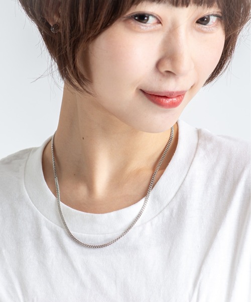 TOM WOOD(トムウッド)の「【TOMWOOD(トムウッド)】Curb Chain M シルバーネックレス 18 inch ユニセックス(ネックレス・レディース・シルバー・FREE)」の9枚目の写真