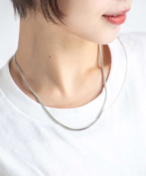 TOM WOOD(トムウッド)の「【TOMWOOD(トムウッド)】Curb Chain M シルバーネックレス 18 inch ユニセックス(ネックレス・レディース・シルバー・FREE)」の10枚目の写真