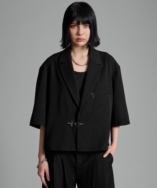 VELNUS（ベルナス）の「【VELNUS】Fireman short sleeve jacket／ファイヤーマンショート半袖ジャケット（テーラードジャケット・メンズ・ブラック・M/L/S）」の11枚目の写真