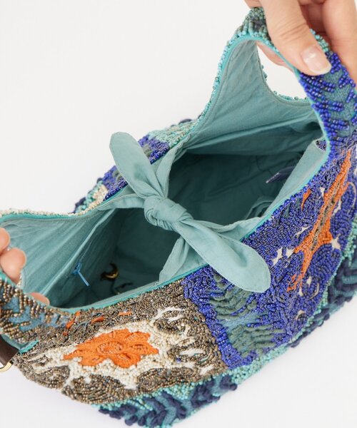 LIVETART（リヴェタート）の「《IMAYIN》ビーズトートバッグ（トートバッグ・レディース・ブルー・FREE）」の12枚目の写真