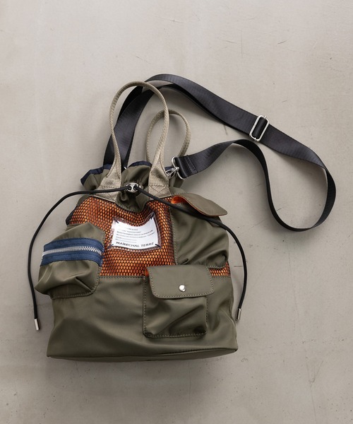 MARECHAL TERRE（マルシャルテル）の「MA-1ショルダーバック（ショルダーバッグ・レディース・カーキ/グレー/ベージュ/ブラック・FREE）」の11枚目の写真