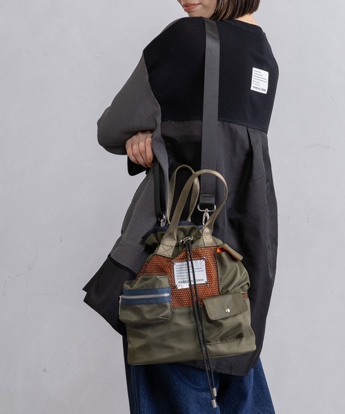 MARECHAL TERRE（マルシャルテル）の「MA-1ショルダーバック（ショルダーバッグ・レディース・カーキ/グレー/ベージュ/ブラック・FREE）」の6枚目の写真