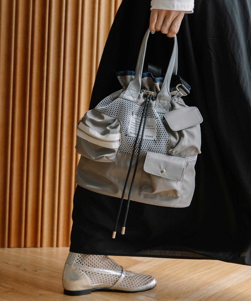 MARECHAL TERRE（マルシャルテル）の「MA-1ショルダーバック（ショルダーバッグ・レディース・カーキ/グレー/ベージュ/ブラック・FREE）」の22枚目の写真