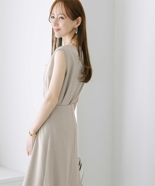 UR'S(ユアーズ)の「トップス×ラップスカートセットアップ(セットアップ・レディース・モカ/アイボリー・L/M/S)」の11枚目の写真