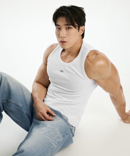 BORN TO WIN（ボーントゥウィン）の「B PENDANT RIBBED SLEEVELESS [WHITE]（Tシャツ/カットソー・メンズ・その他・1/2/3/4）」の11枚目の写真