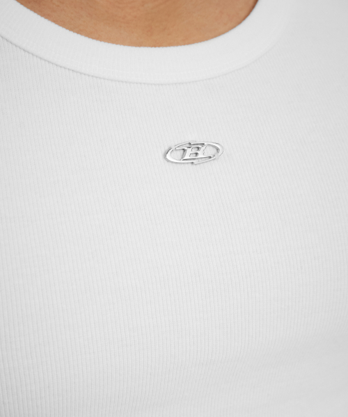 BORN TO WIN（ボーントゥウィン）の「B PENDANT RIBBED SLEEVELESS [WHITE]（Tシャツ/カットソー・メンズ・その他・1/2/3/4）」の12枚目の写真