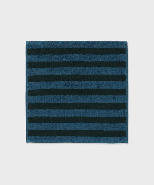 PS Paul Smith（ピーエスポールスミス）の「“Happy” リバーシブル ハンカチ【160368 THANK】（ハンカチ/ハンドタオル・メンズ・ネイビー/ダークグリーン・FREE）」の3枚目の写真