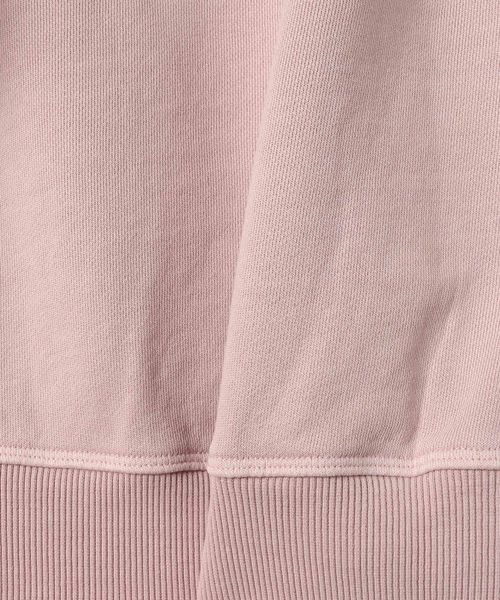 JEANASIS（ジーナシス）の「ヴィンテージWステッチウラケプルオーバー/647629（スウェット・レディース・ライトピンク/ネイビー/グレー・FREE）」の12枚目の写真