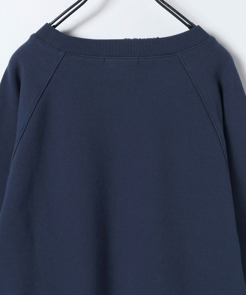 JEANASIS（ジーナシス）の「ヴィンテージWステッチウラケプルオーバー/647629（スウェット・レディース・ライトピンク/ネイビー/グレー・FREE）」の9枚目の写真