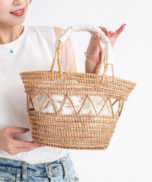 TARANGO（タランゴ）の「【TARANGO】手編み　インナー付き　かごバッグ　ハンドバッグ（かごバッグ）」