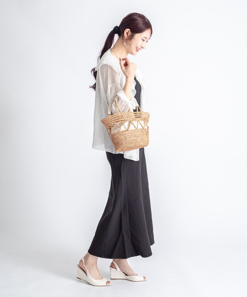 TARANGO（タランゴ）の「【TARANGO】手編み　インナー付き　かごバッグ　ハンドバッグ（かごバッグ・レディース・ナチュラル・FREE）」の11枚目の写真