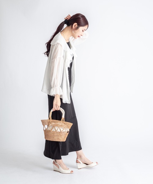 TARANGO（タランゴ）の「【TARANGO】手編み　インナー付き　かごバッグ　ハンドバッグ（かごバッグ・レディース・ナチュラル・FREE）」の12枚目の写真