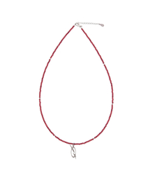 51%（フィフティーワンパーセント）の「Coral Logo Necklace - Red（ネックレス）」