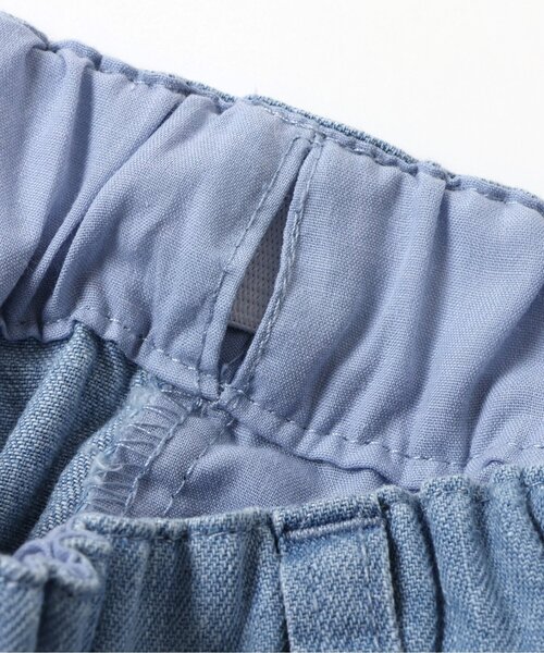 apres les cours（アプレレクール）の「バレルレッグタックパンツ（その他パンツ・キッズ・ベージュ/ブルー/ブラック・130/120/110/100/90/80）」の14枚目の写真