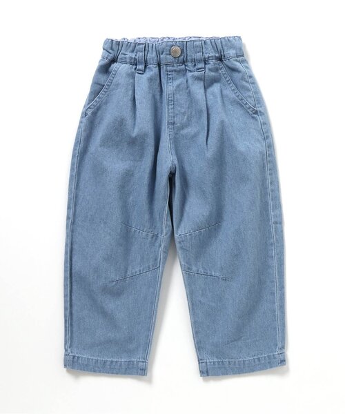 apres les cours（アプレレクール）の「バレルレッグタックパンツ（その他パンツ・キッズ・ベージュ/ブルー/ブラック・130/120/110/100/90/80）」の16枚目の写真