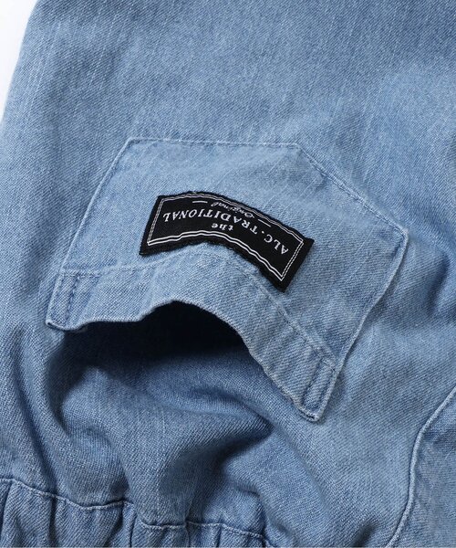 apres les cours（アプレレクール）の「バレルレッグタックパンツ（その他パンツ・キッズ・ベージュ/ブルー/ブラック・130/120/110/100/90/80）」の22枚目の写真