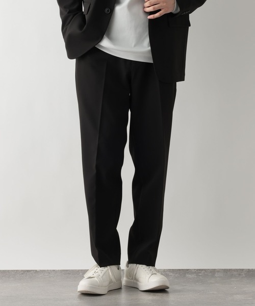 GLOBAL WORK(グローバルワーク)の「アーバンスラックス/Wクロス/612407(スラックス・メンズ・チャコールグレー/ブラック/ネイビー/グレイッシュベージュ・X-LARGE/LARGE/MEDIUM/SMALL)」の8枚目の写真